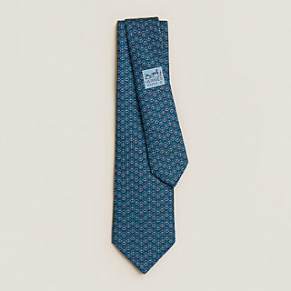 Maillons Vagues tie - Blue | Hermès USA